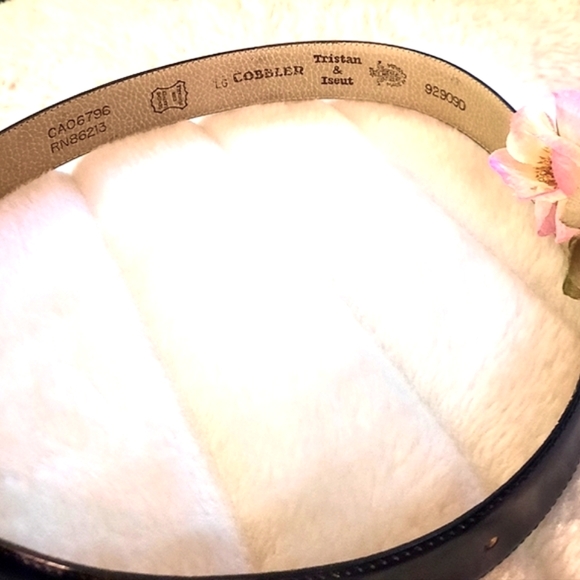 TRISTAN & ISEUT Deep Brown Leather Belt - Picture 6 of 7